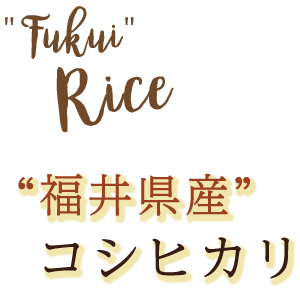 福井県産コシヒカリ